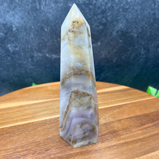 White and Purple Fluorite Tower - Sage & Magic