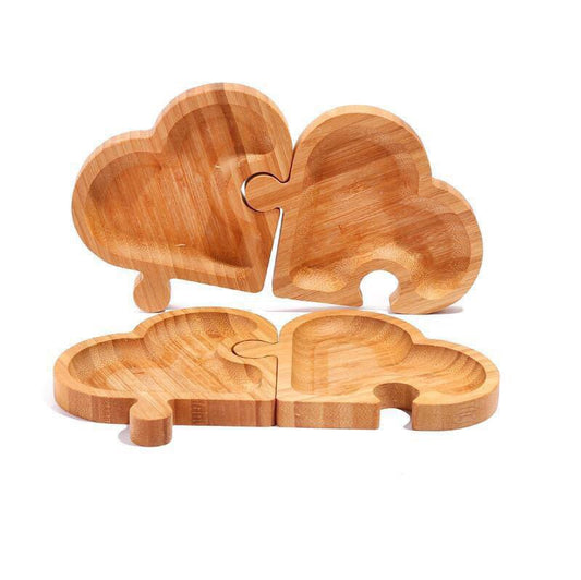 Wooden Clover Four Piece Bowl - Sage & Magic