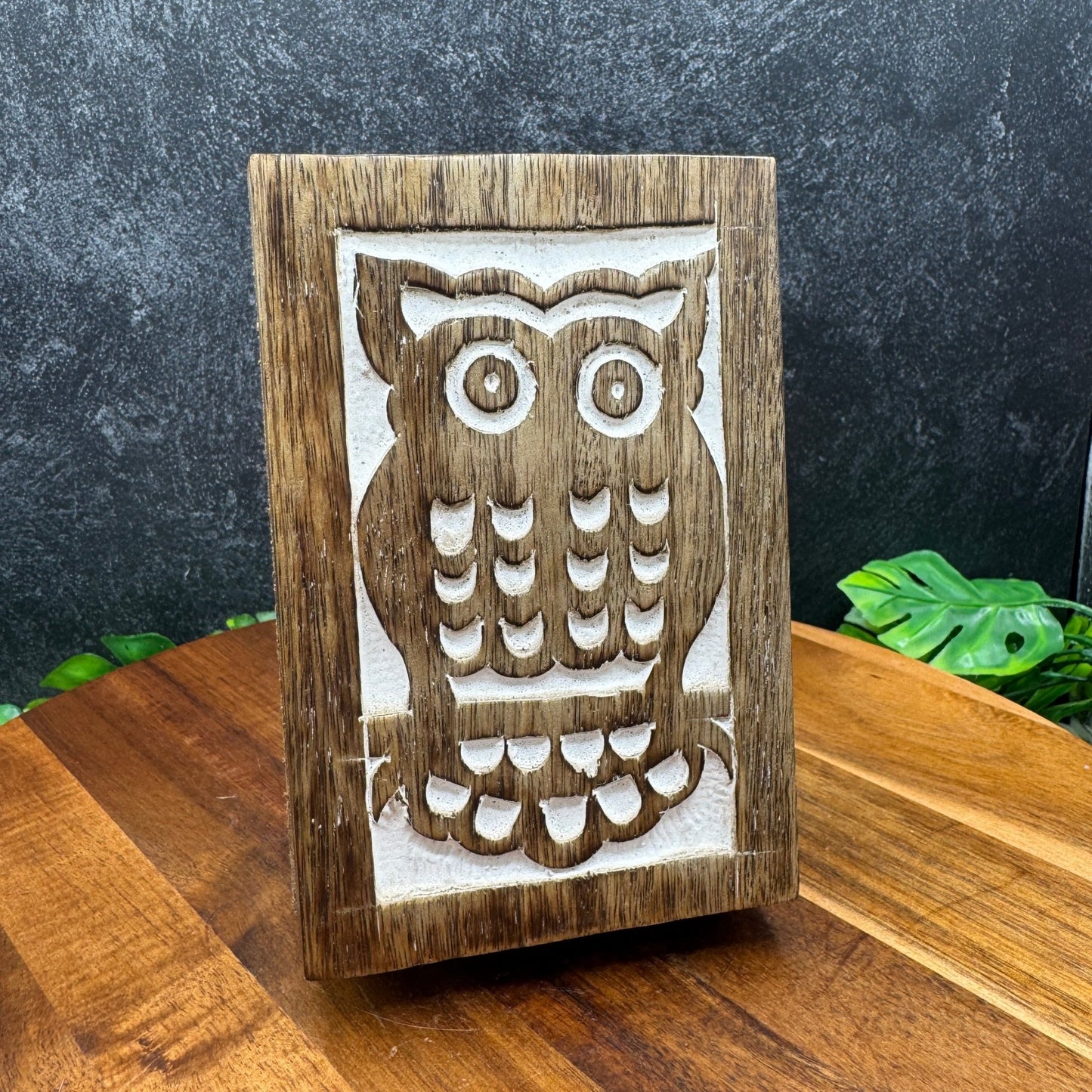 Wooden Owl Box - Sage & Magic