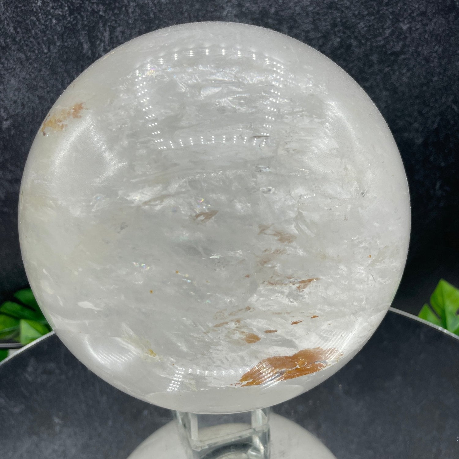 XL Clear Quartz Sphere - Sage & Magic