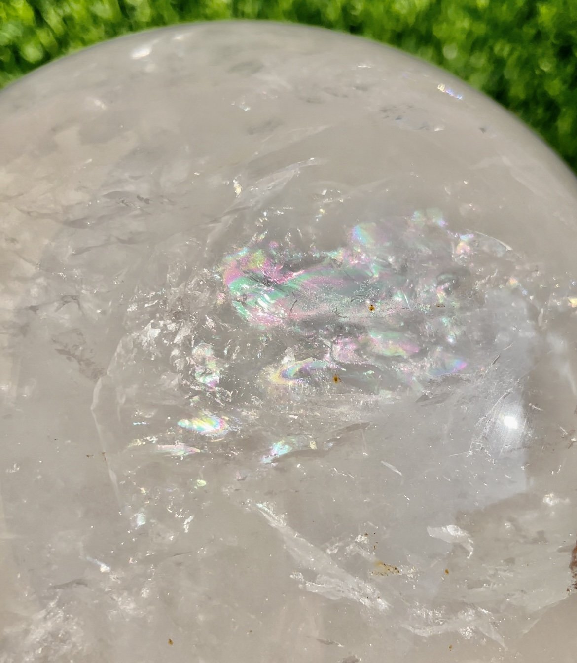 XL Clear Quartz Sphere - Sage & Magic