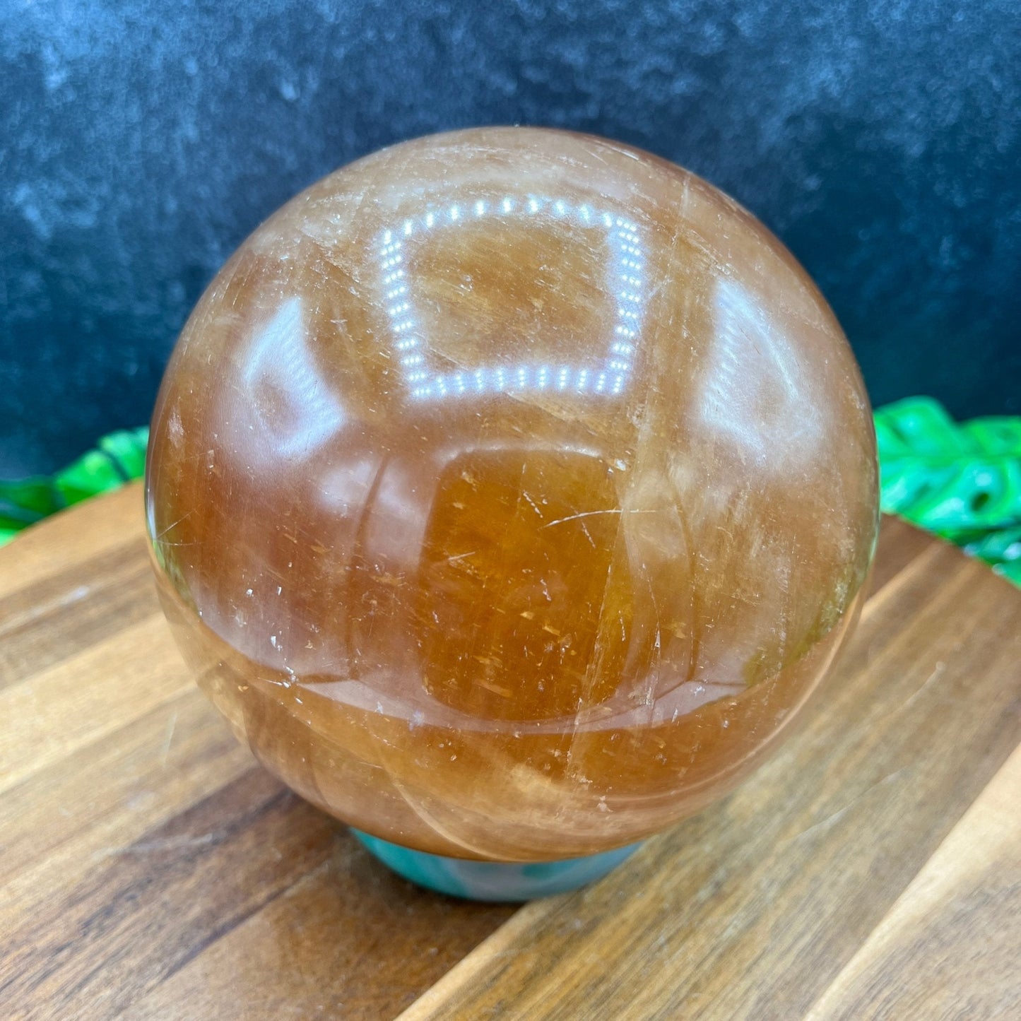 XL Honey Calcite Sphere - Sage & Magic