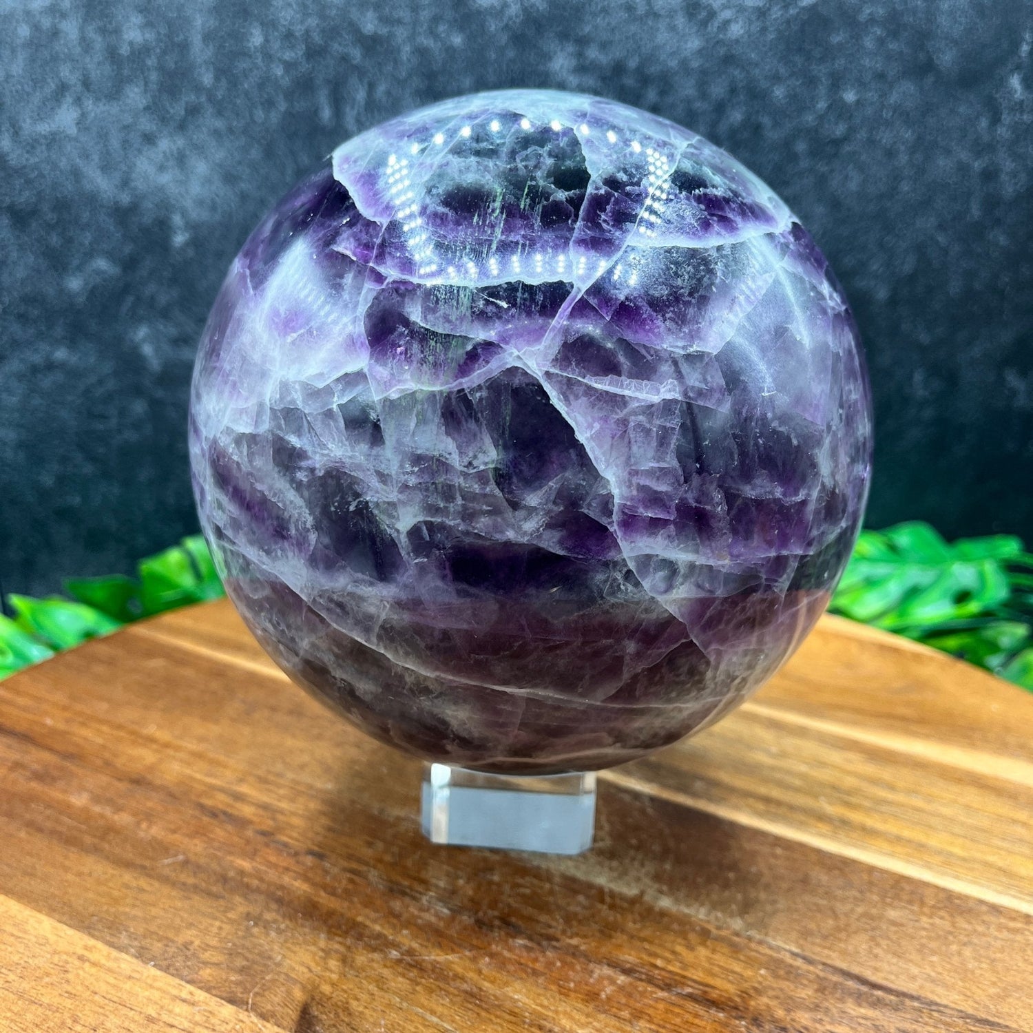 XL Rainbow Fluorite Sphere - Sage & Magic