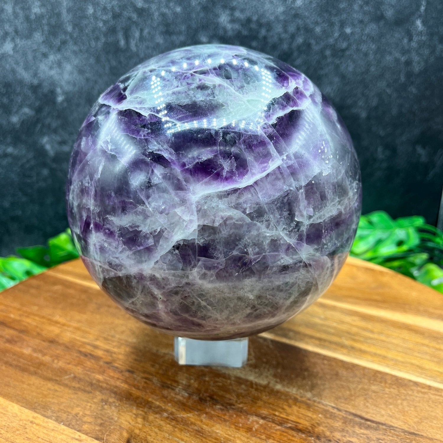 XL Rainbow Fluorite Sphere - Sage & Magic