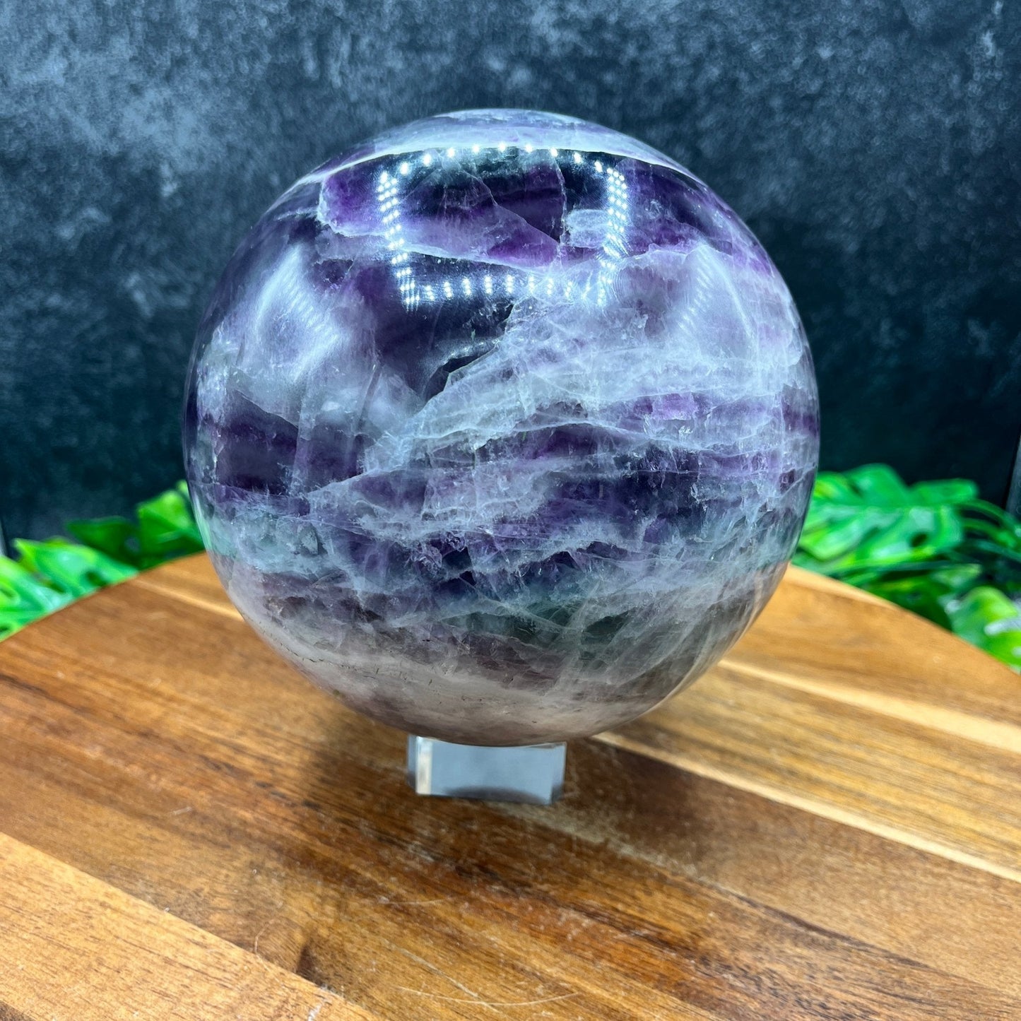 XL Rainbow Fluorite Sphere - Sage & Magic