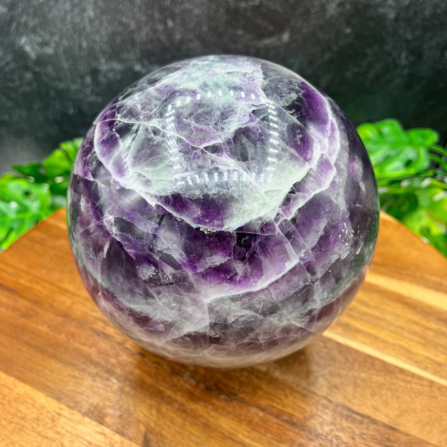 XL Rainbow Fluorite Sphere - Sage & Magic