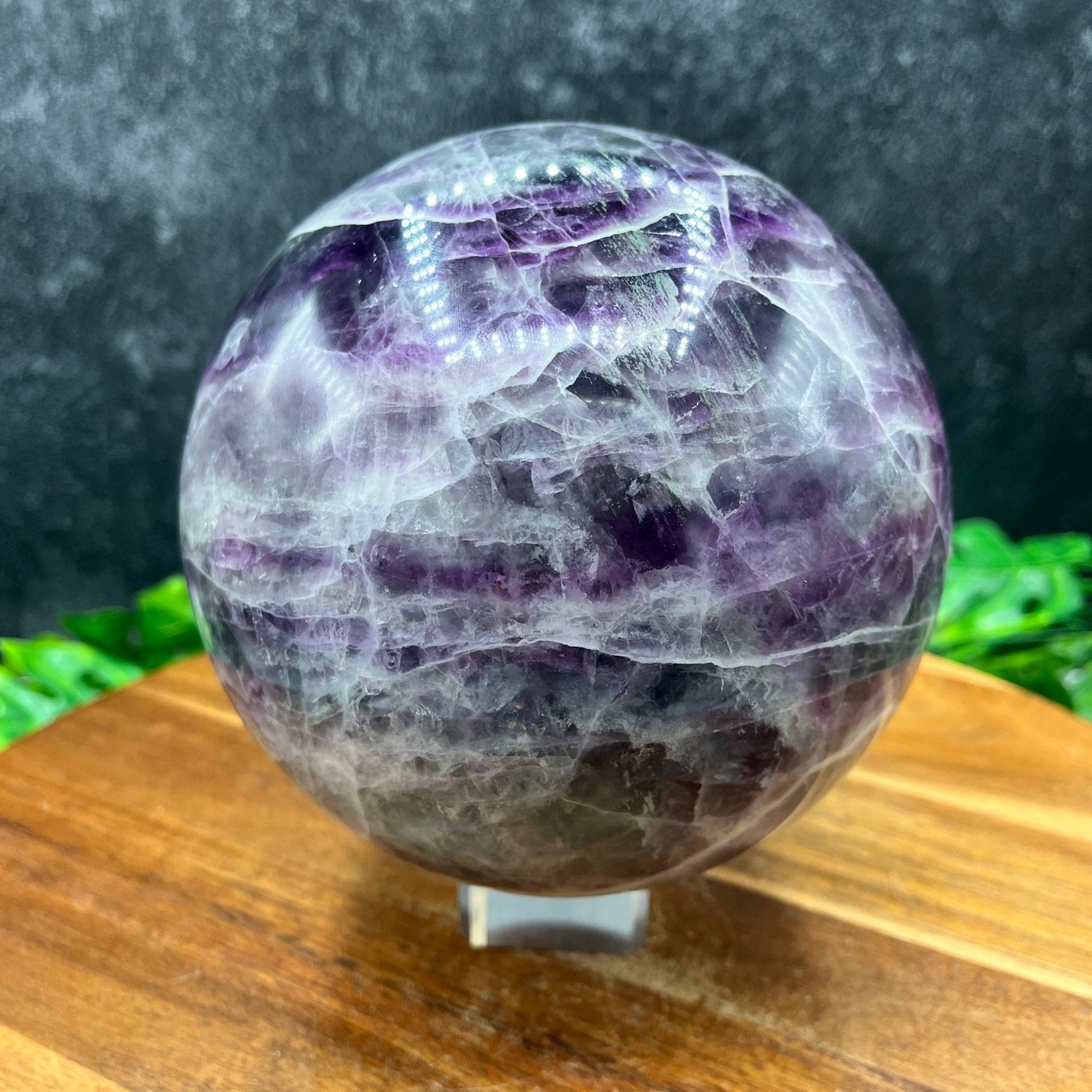 XL Rainbow Fluorite Sphere - Sage & Magic