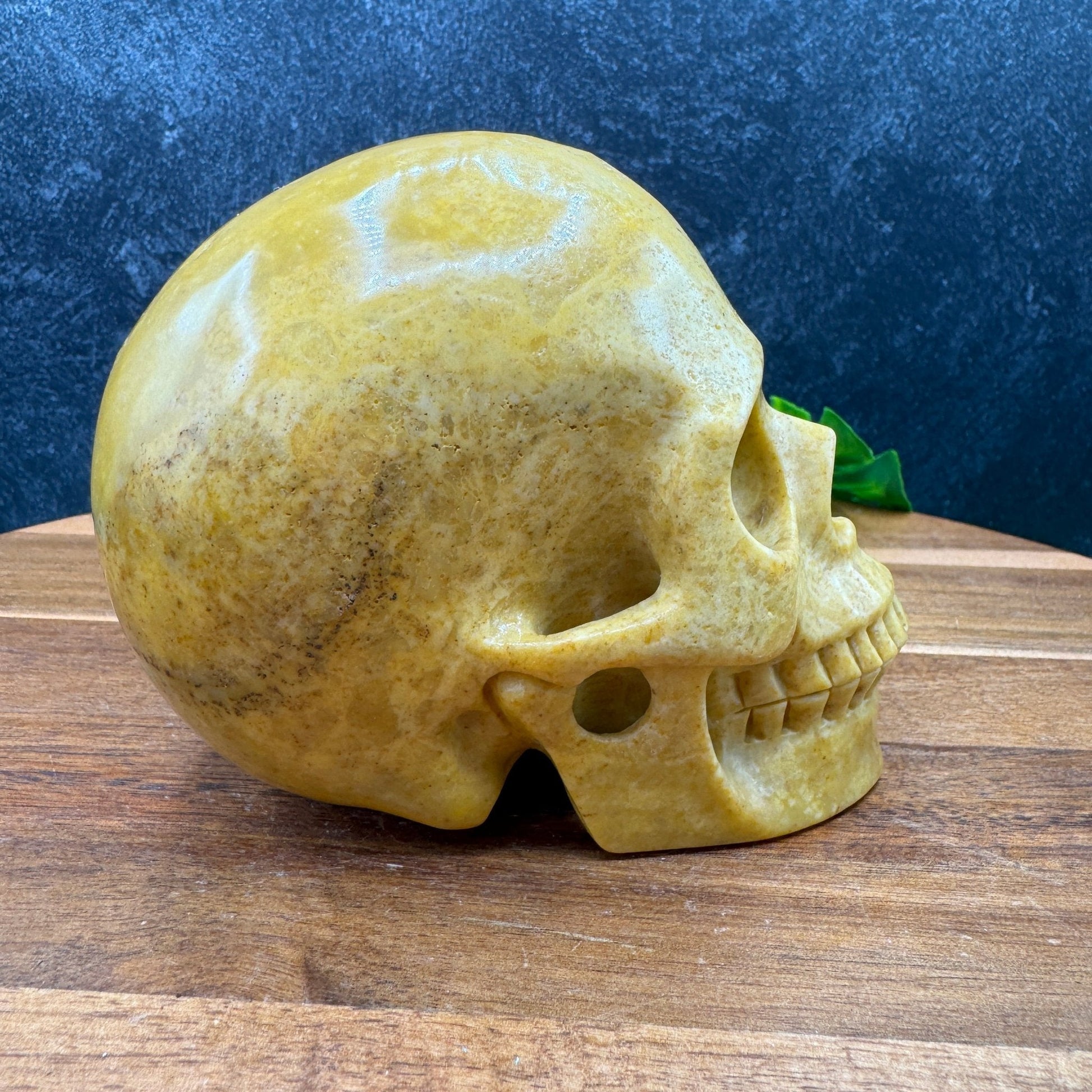 Yellow Jade Skull - Sage & Magic