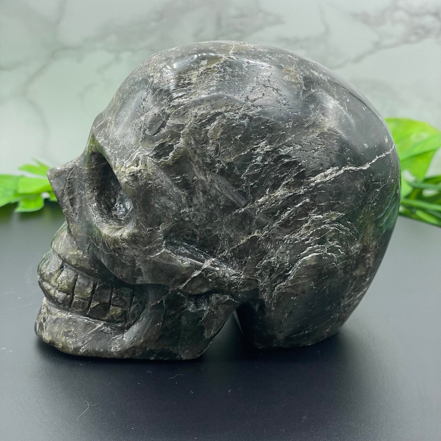 Labradorite Skull