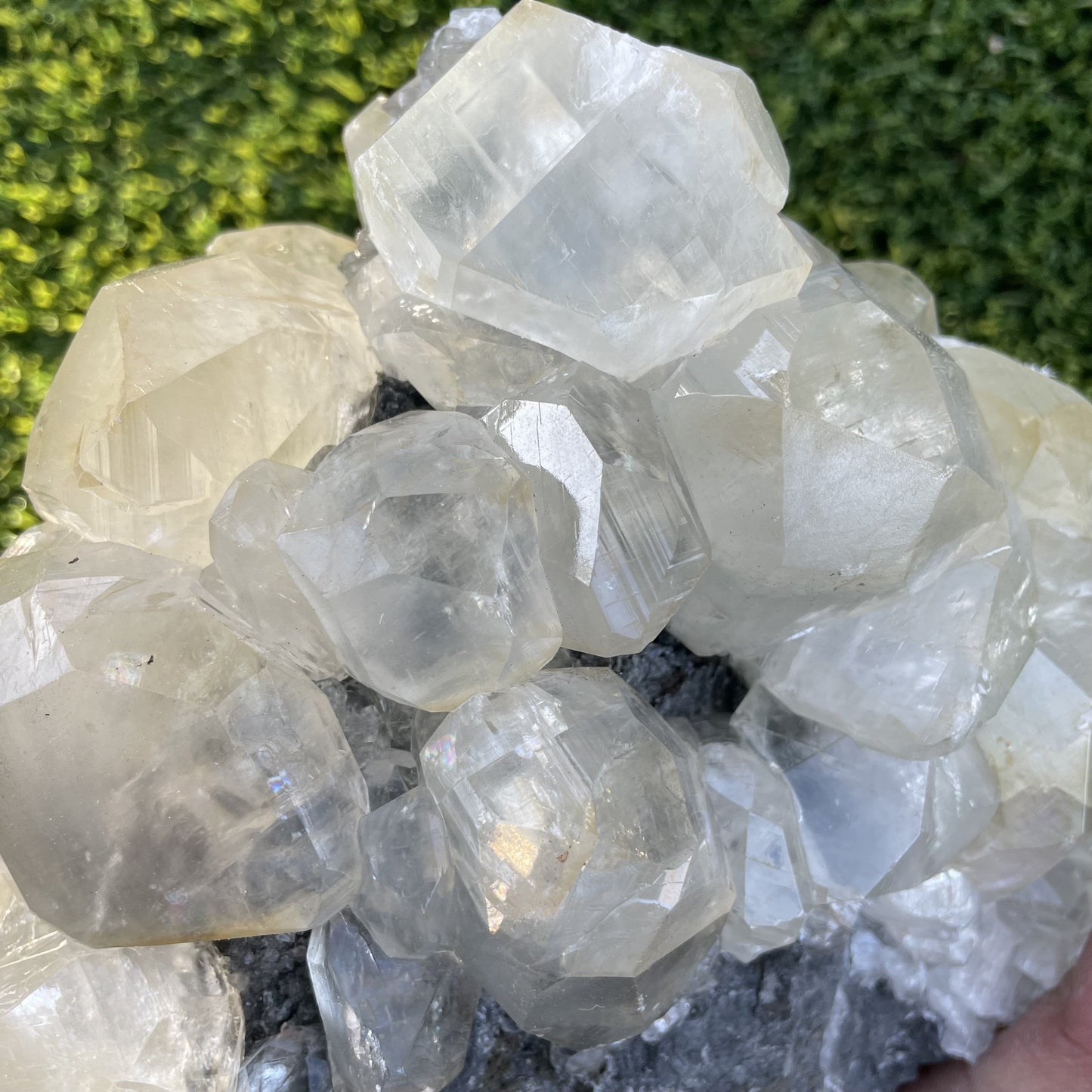 Large Octahedral Clear Calcite Specimen