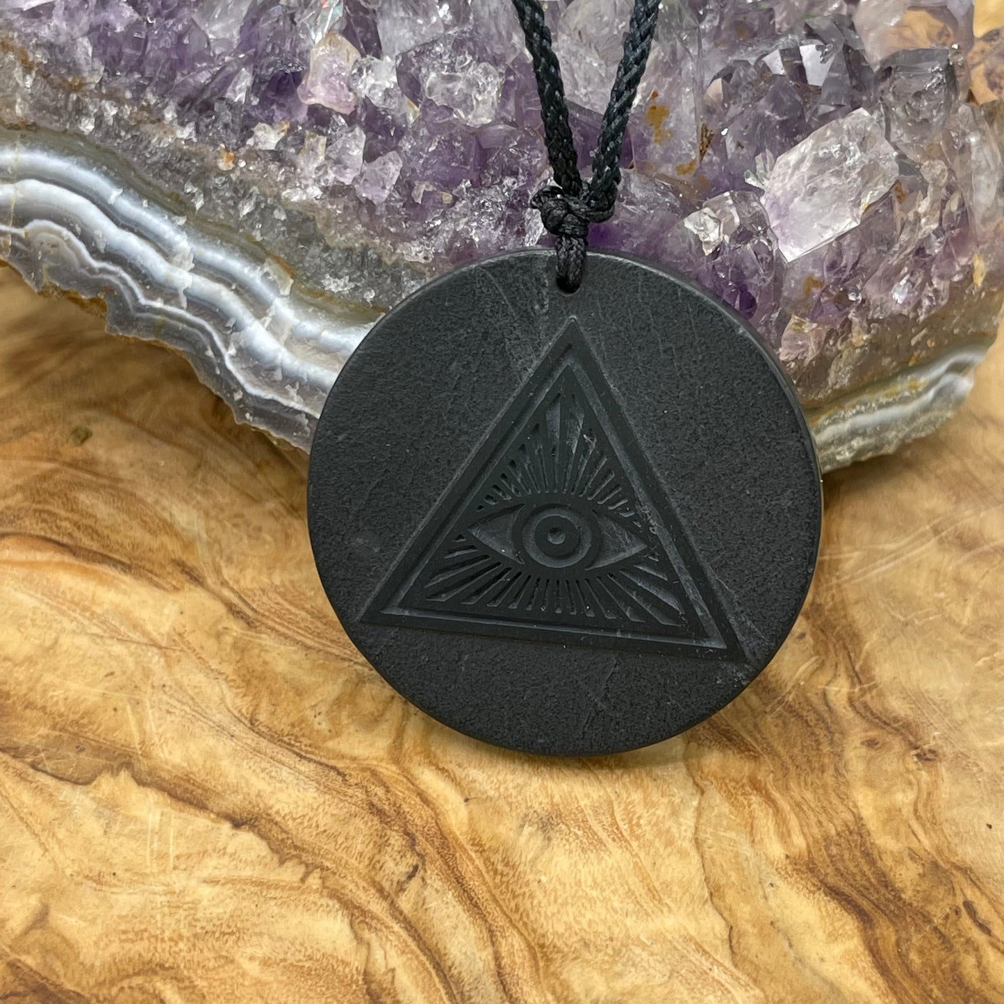 Eye of Providence Shungite Pendant