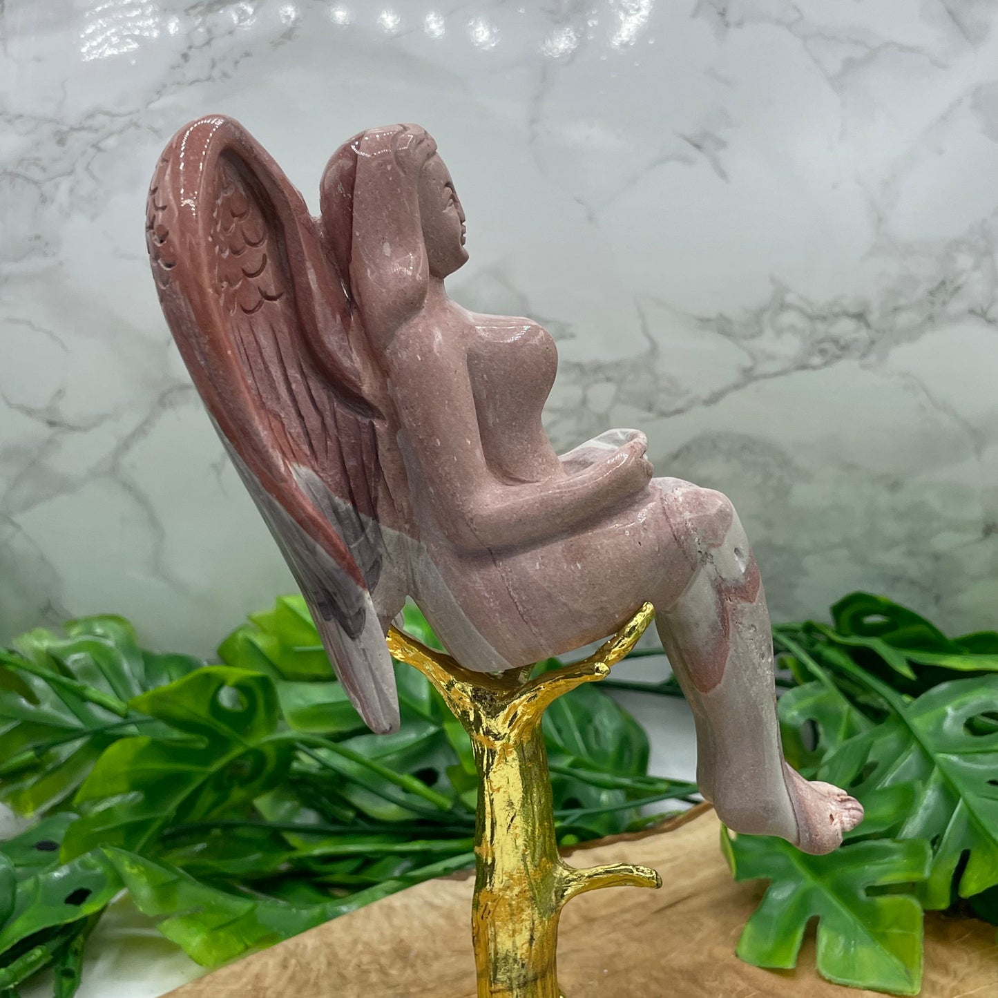 Ocean Jasper Sitting Angel