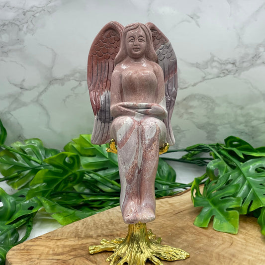 Ocean Jasper Sitting Angel