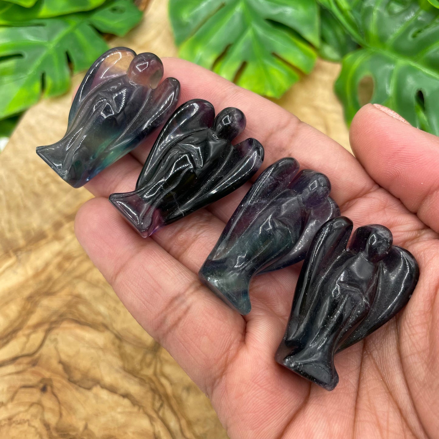 Mini Rainbow Fluorite Angel