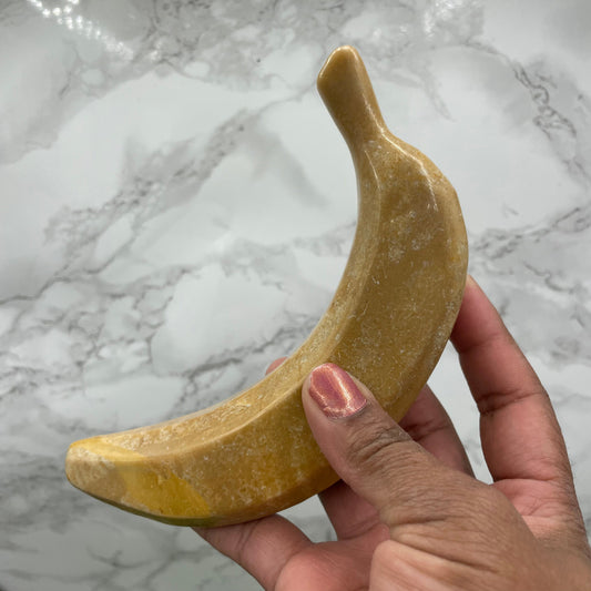 Yellow Jade Crystal Banana
