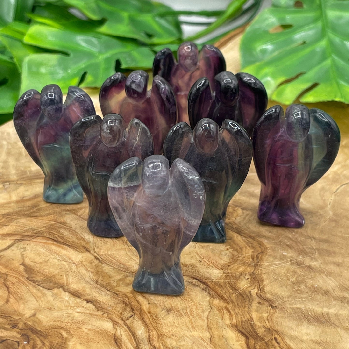 Mini Rainbow Fluorite Angel