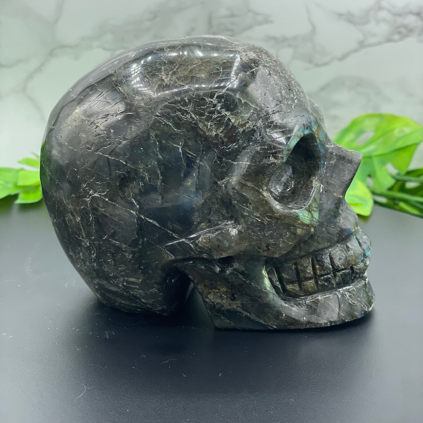 Labradorite Skull