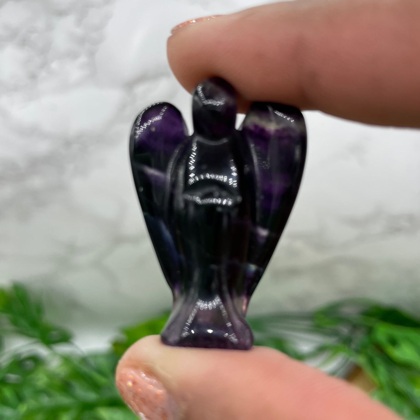 Mini Rainbow Fluorite Angel