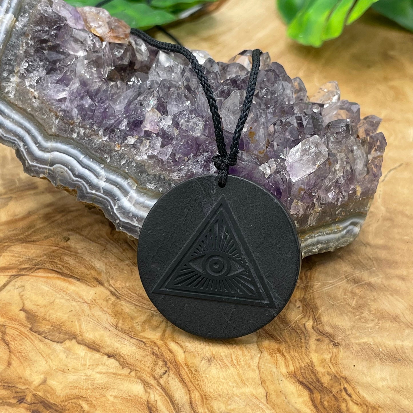 Eye of Providence Shungite Pendant
