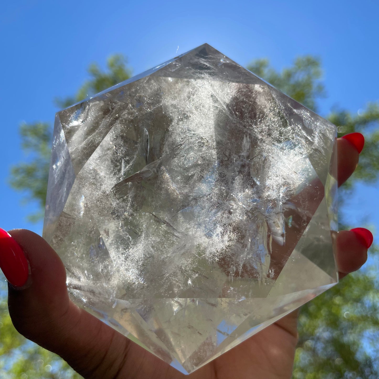 Jumbo Clear Quartz Diamond