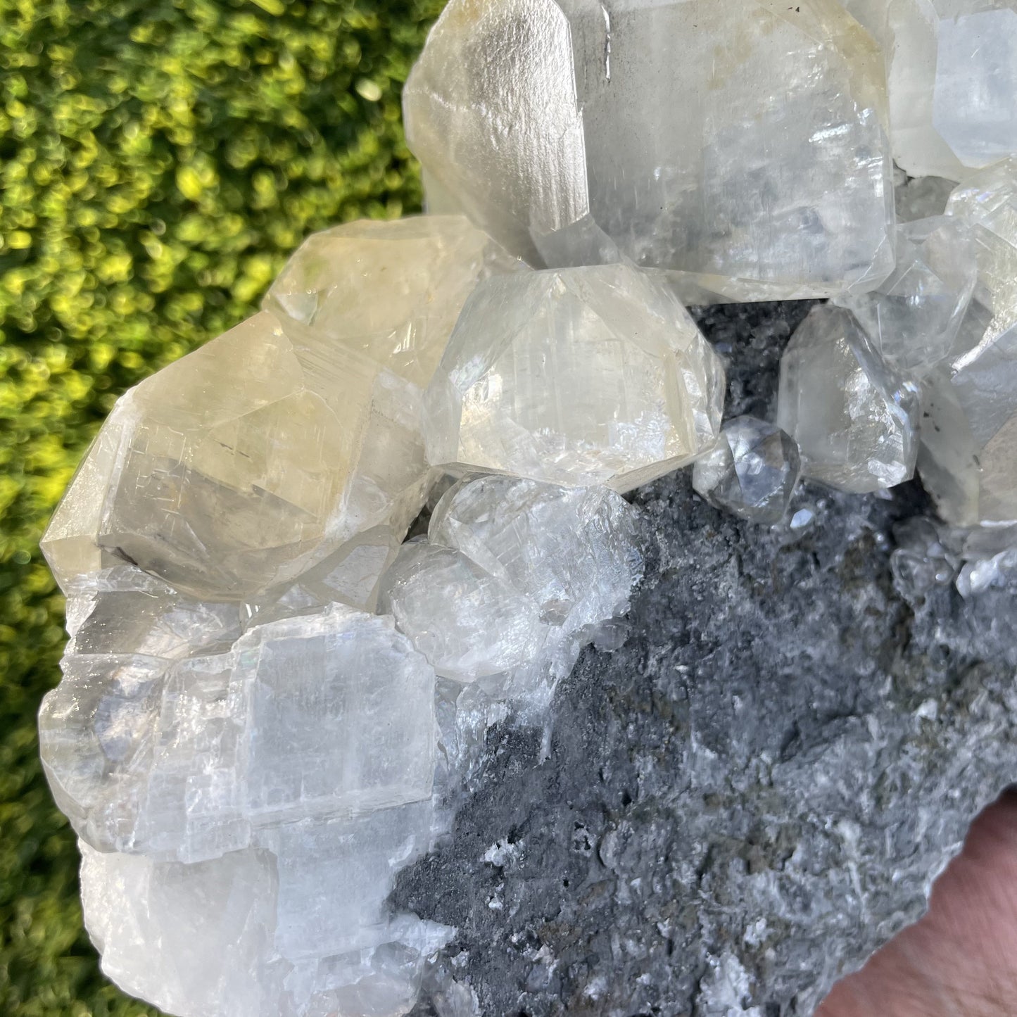 Large Octahedral Clear Calcite Specimen