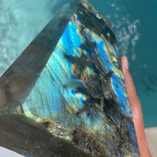 Large Labradorite Tower