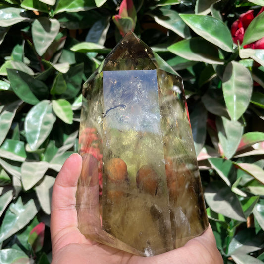 Chunky Madagascar Citrine Tower