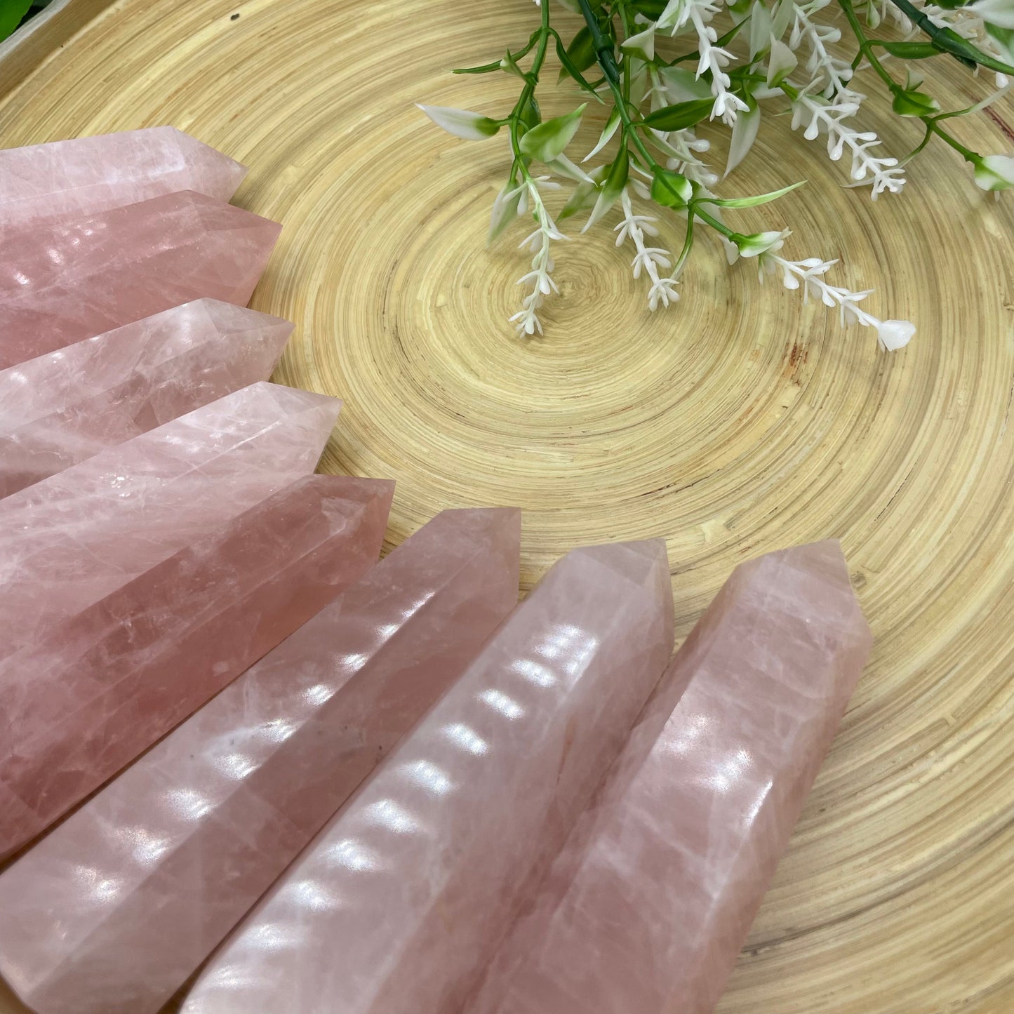 Rose Quartz Small Tower
