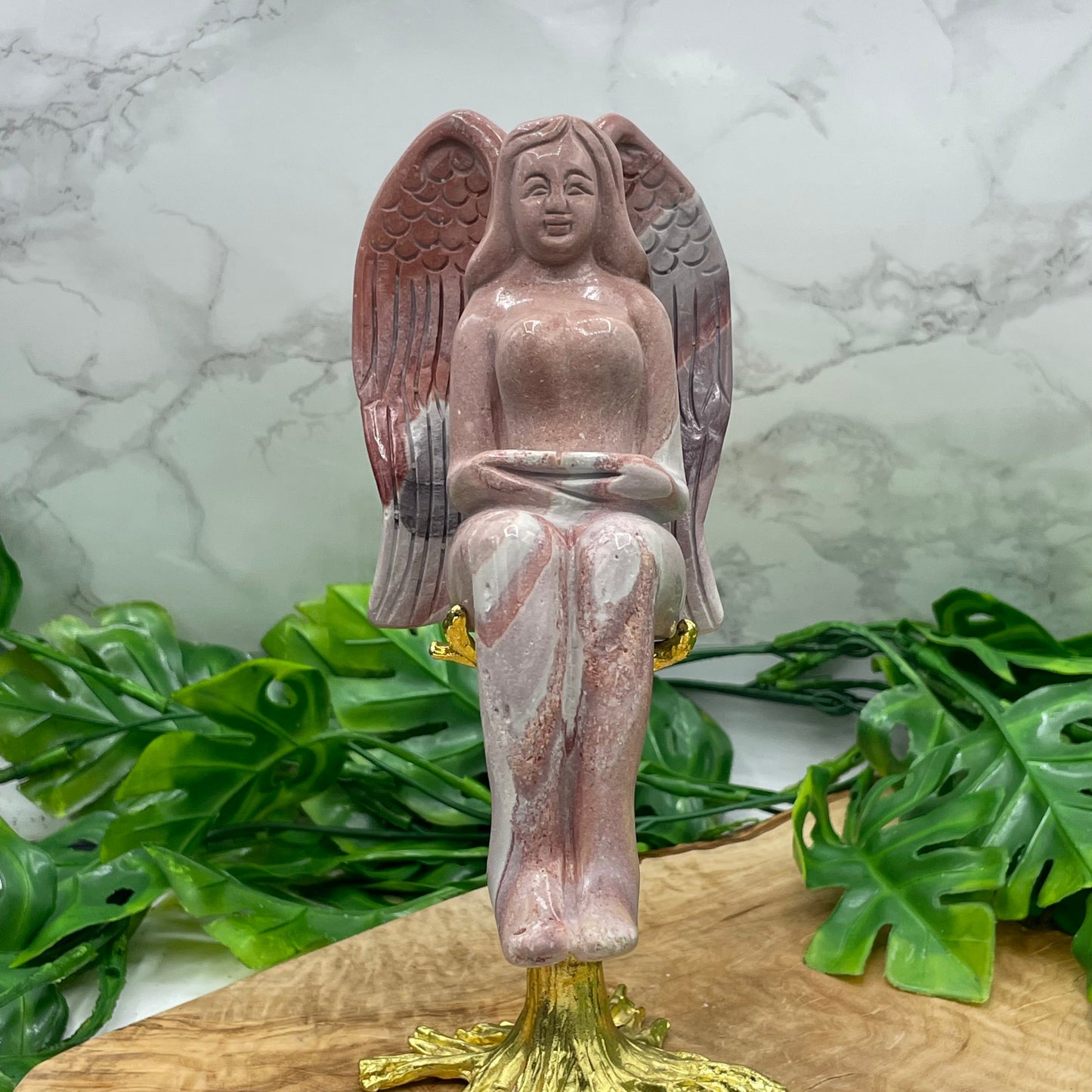 Ocean Jasper Sitting Angel