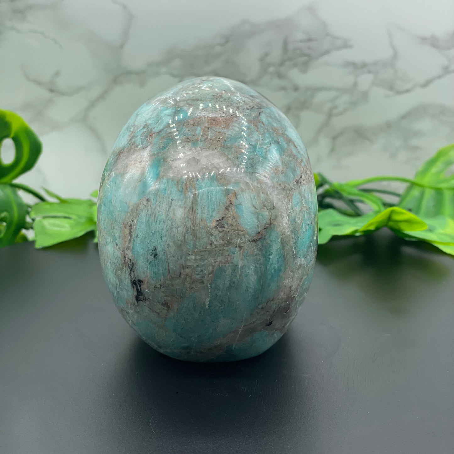 Amazonite Skull