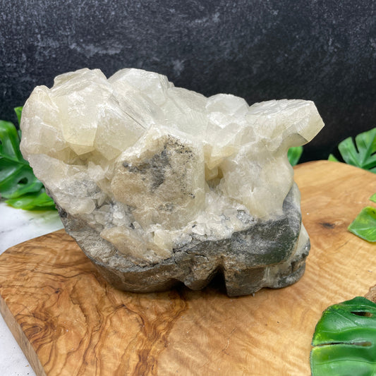 6 lb Pyrite and Calcite Quirky Skull