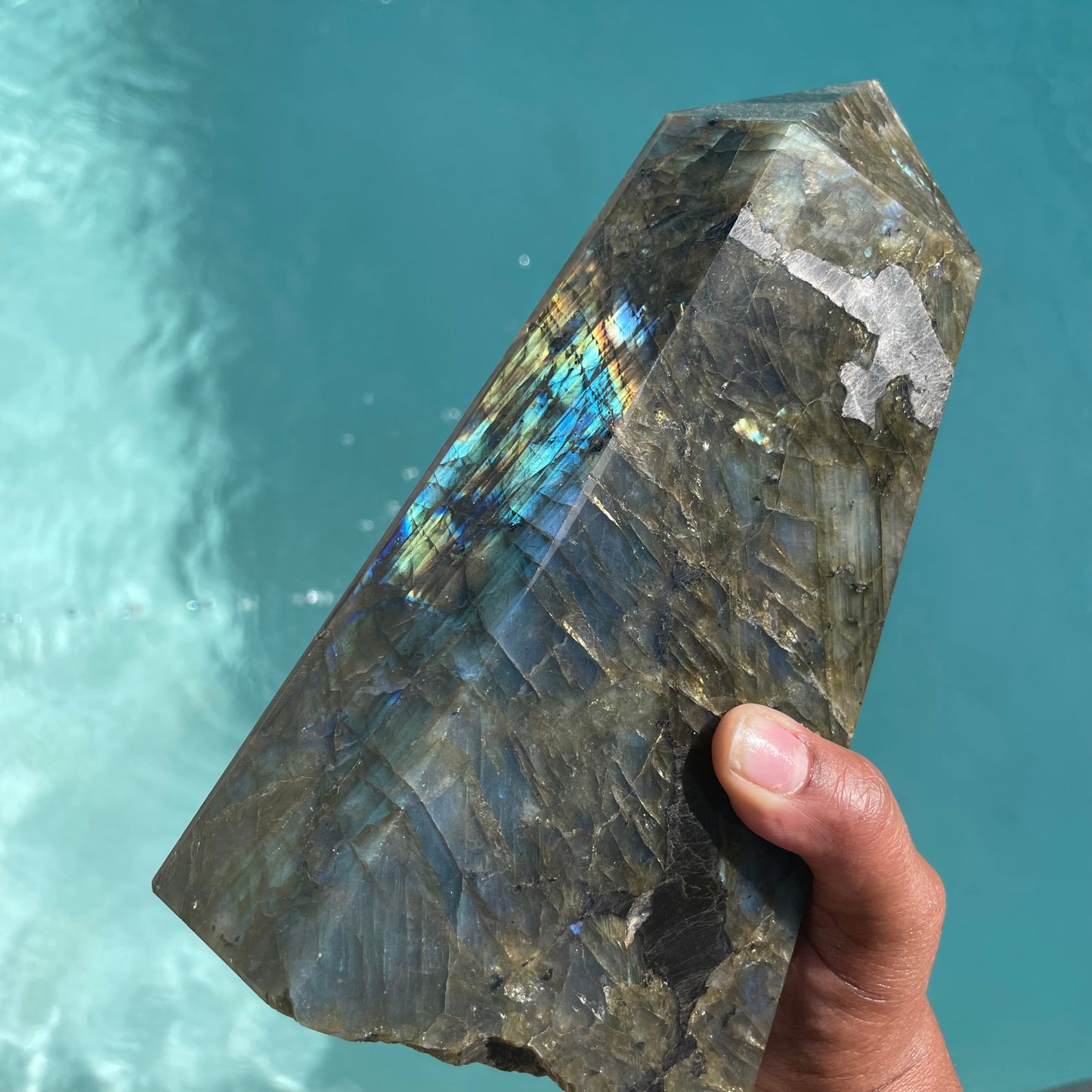 Large Labradorite Tower