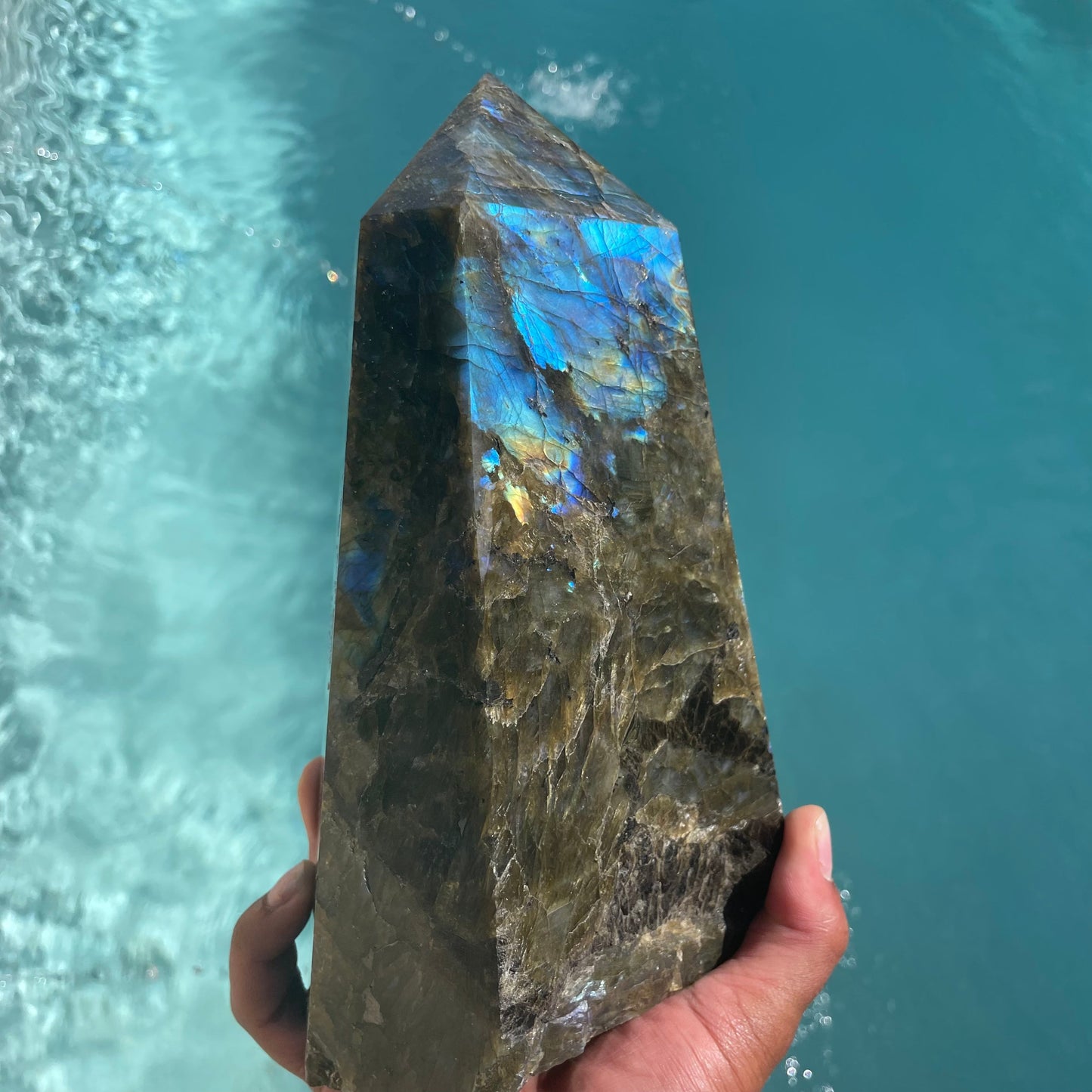 Large Labradorite Tower