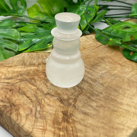 Selenite Snowman