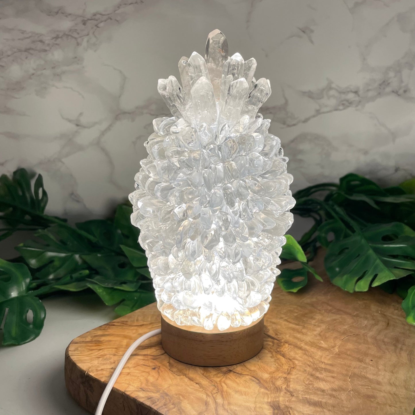 Crystal Pineapple USB Lamp
