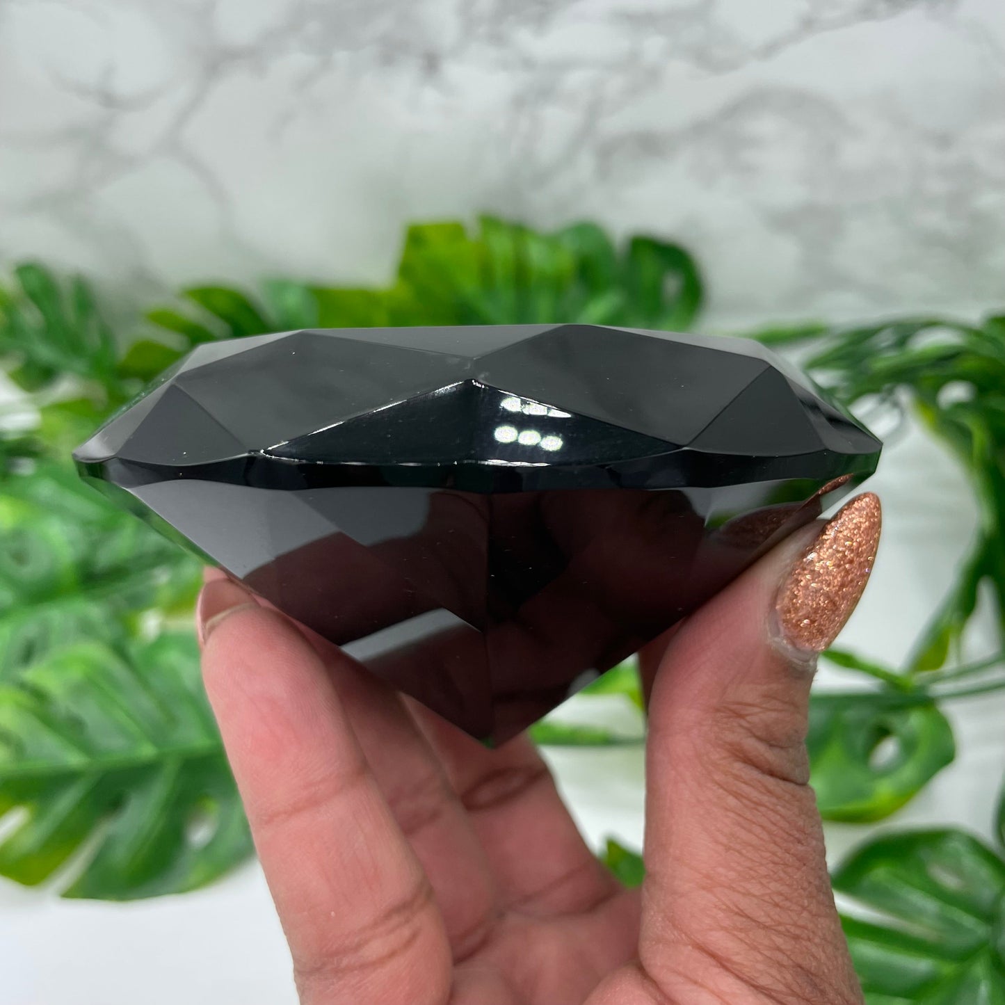 XL Black Obsidian Diamond