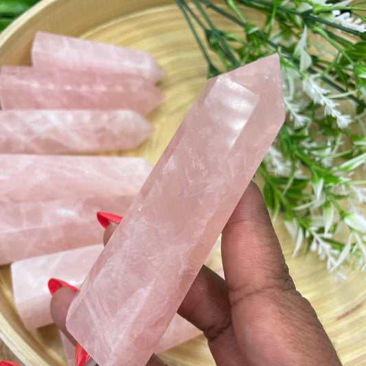 Rose Quartz Small Tower