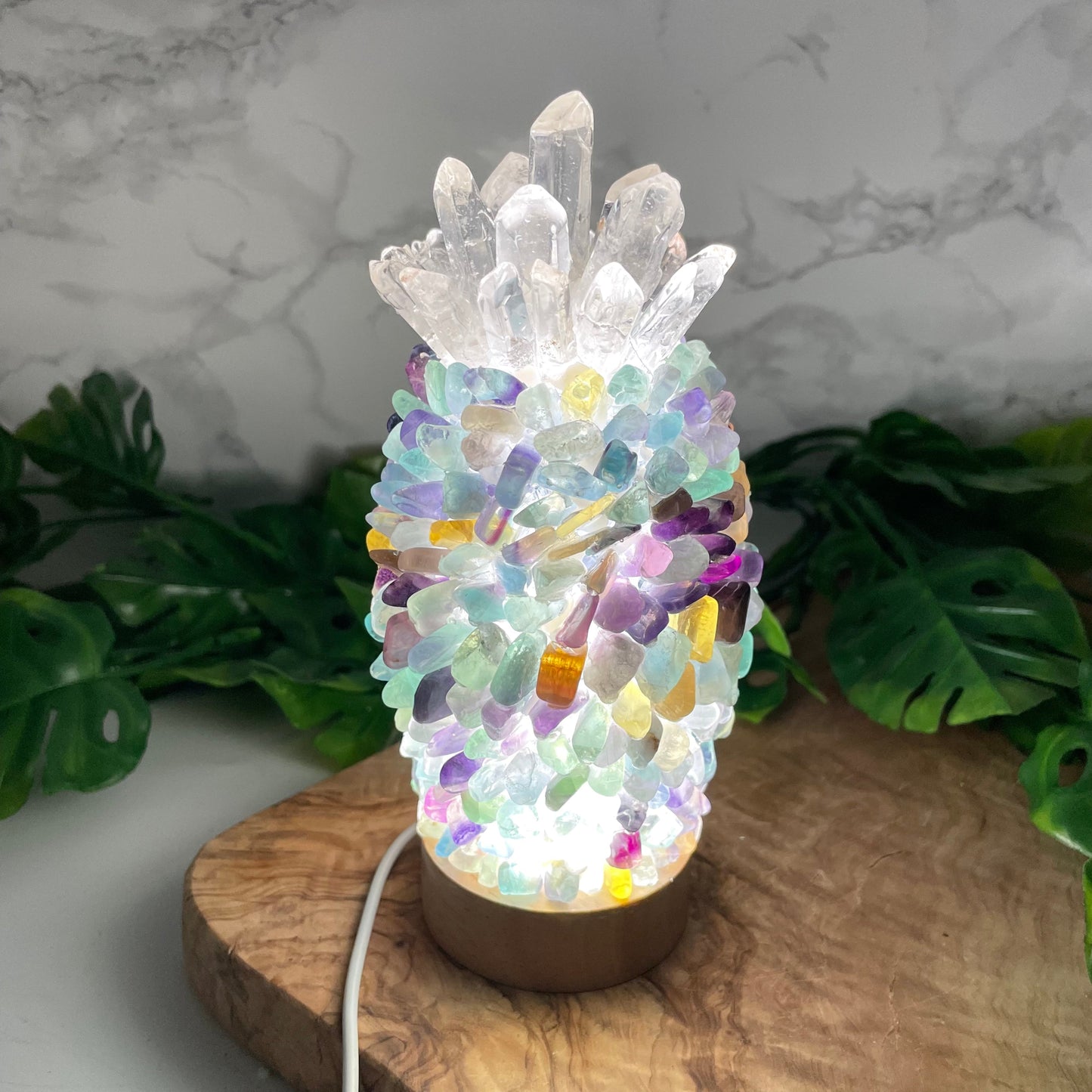 Crystal Pineapple USB Lamp