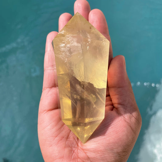 6 Sided Citrine Vogel